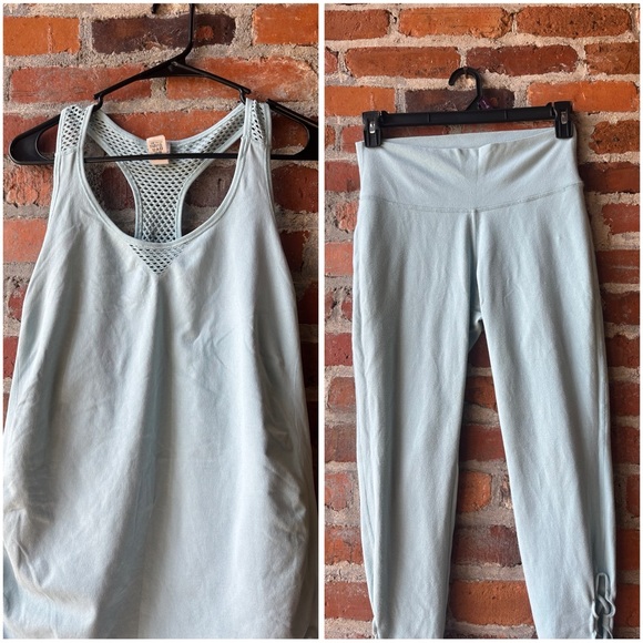 Old Navy Active Wear tank top and leggings bundle size, xl and large - Picture 1 of 9